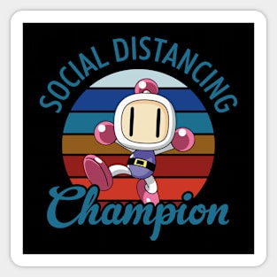 Bomberman Social Distancing Champion Sticker